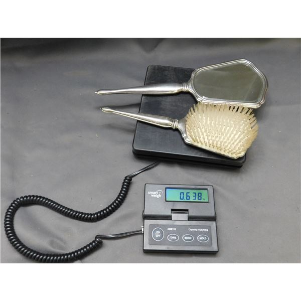 International Sterling Silver Mirror / Brush Set