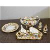 Image 1 : Hammersley Queen Anne Fine Bone China Chintz Tea Set Tea Pot, Cream Sugar Tray ,S&P, 1 Plate