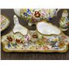 Image 2 : Hammersley Queen Anne Fine Bone China Chintz Tea Set Tea Pot, Cream Sugar Tray ,S&P, 1 Plate