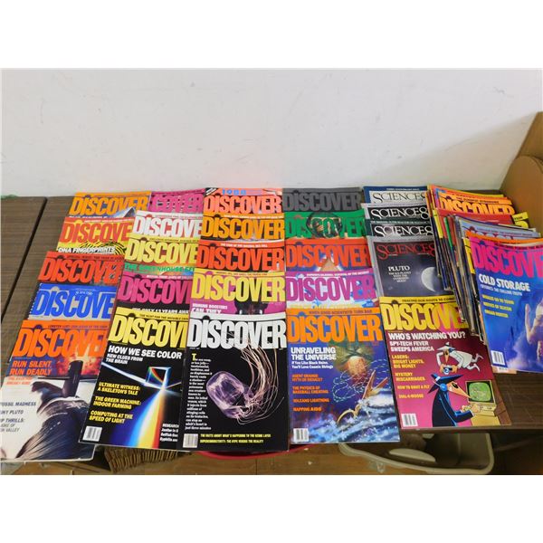 LARGE LOT 1980s Magazines DISCOVER Science & Nature