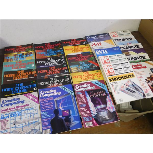 Lot of 28 Vintage 1980s Computer Magazines