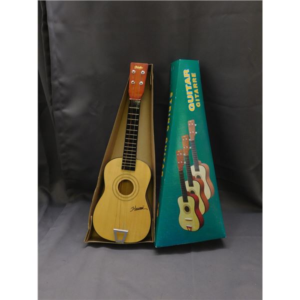 Goodlin GL 2024 Wooden Guitar Hawaii w Box *Damaged as is*