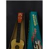 Image 2 : Goodlin GL 2024 Wooden Guitar Hawaii w Box *Damaged as is*