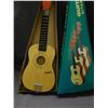 Image 3 : Goodlin GL 2024 Wooden Guitar Hawaii w Box *Damaged as is*