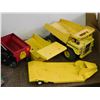 Image 2 : Large Lot of TONKA Pressed Steel Construction Toys in Bin