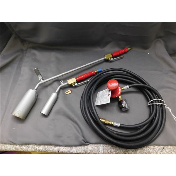 Portable Propane Weed Torcher, Torch Hose, Torching Kit