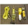 Image 1 : Lot of Cargo / Ratchet Tie-Down Straps Strapping
