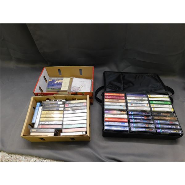 Lot of Assorted Cassette Tapes Classical, Broadway, Big Band, Mozart, Beethoven,