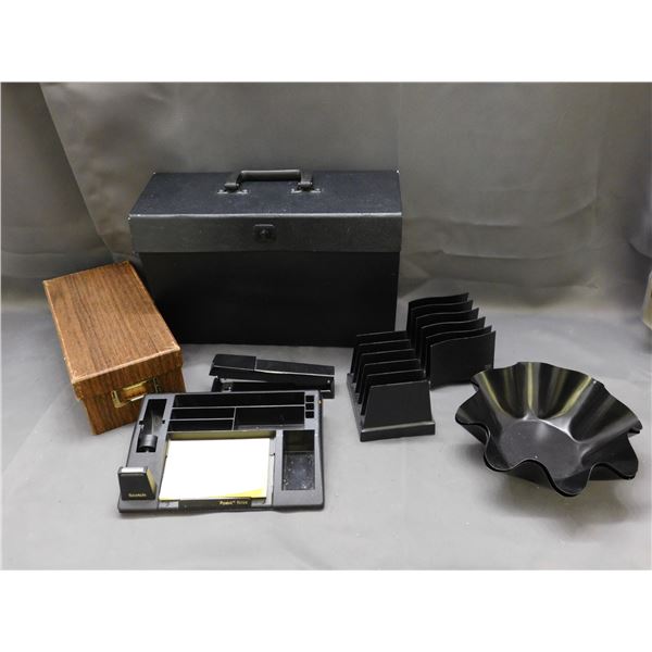 Lot of Office Supplies Stapler, Accordion Binder, Dividers, etc