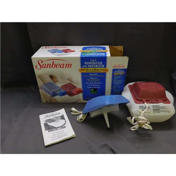 Sunbeam 2 in 1 Humidifier and Vaporizer