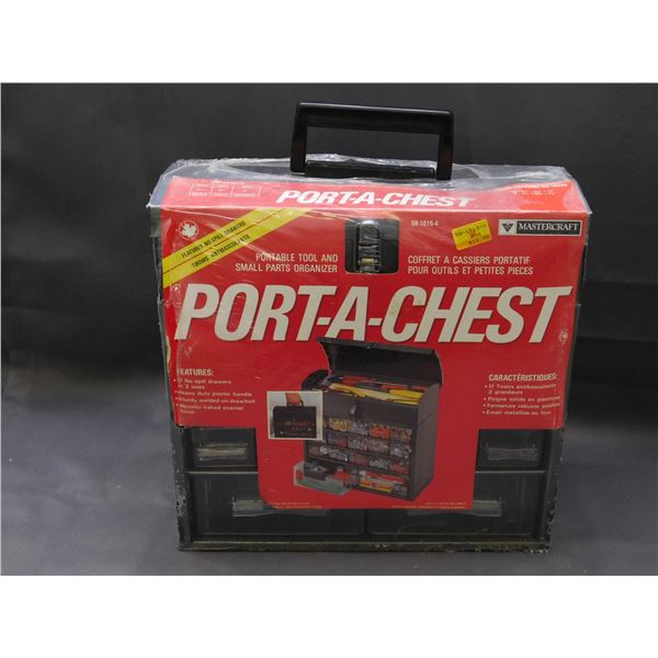 Port-A-Chest Mastercraft Portable Tool and Parts Organizer NOS