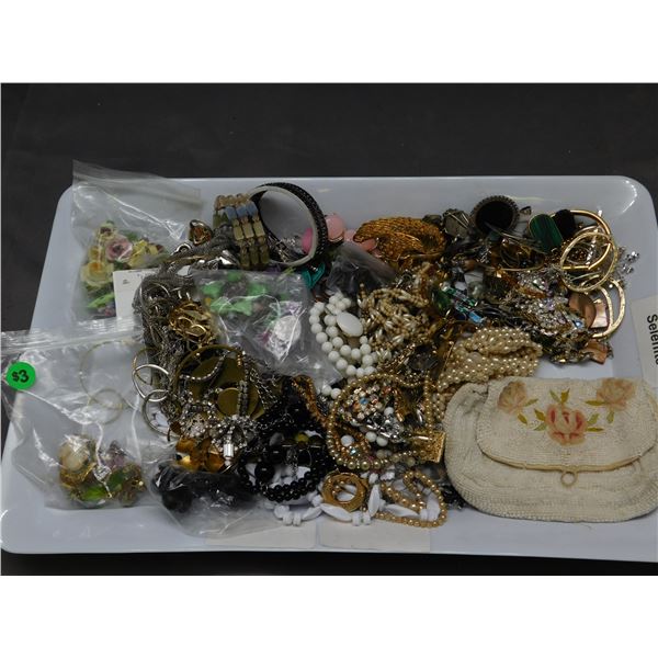 Lot of Assorted Vintage Costume Jewelry