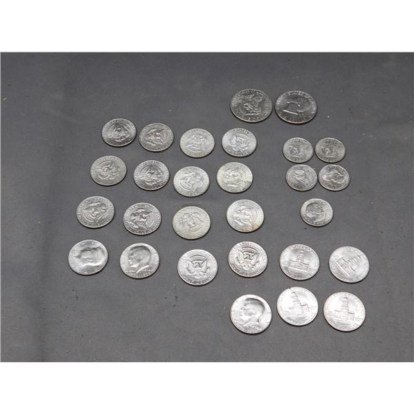 Lot of Vintage US Coins, 60s 70s 80s (no silver)