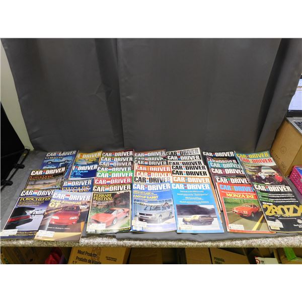 Lot of approx 47 Car Driver 1970s Magazines