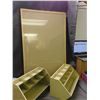 Image 1 : Cork Board 23" x 35" and 2 Metal Organizer Trays Tool Shed etc