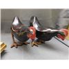 Image 7 : Lot of 6pcs Decor Birds Figurines, Framed Art Prints Assorted