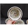 Image 5 : Lot of Winter Cottage Scene Ironstone Fine Bone China Shakespeare's Sonnets