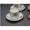 Image 2 : Lot of Assorted Royal Albert 6 Tea Cups and Saucers, Cream Sugar, Small Tray