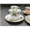 Image 4 : Lot of 6 Tea Cups and Saucers Assorted Styles Windows, Salisbury, Rosina