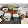 Image 4 : END OF THE RUN Assorted China Cups, Saucers, Serving Ware, Cream Sugar Trays etc