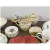 Image 6 : END OF THE RUN Assorted China Cups, Saucers, Serving Ware, Cream Sugar Trays etc