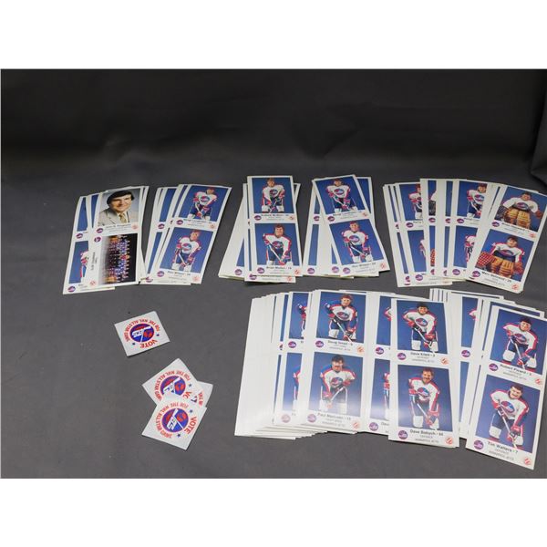 Large Lot of 1980s Winnipeg Jets Police Cards