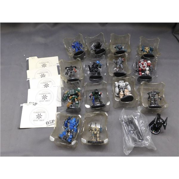 Lot of Mostly Unique and Rares WizKids Mechwarrior and Batman Heroclix