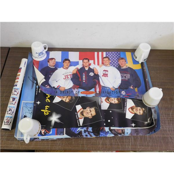Lot of Vintage Winnipeg Jets Posters 3 Different Styles