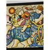 Image 3 : Original Painting Abstract Geometric People Musicians