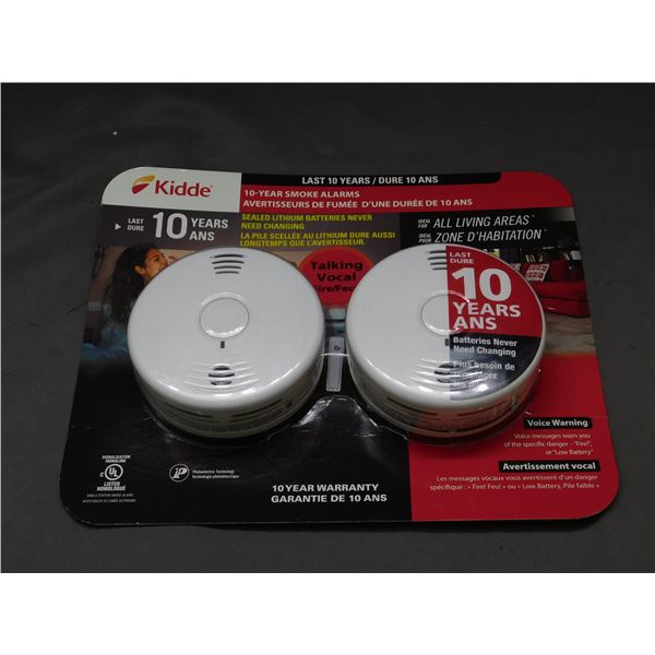 Kidde Smoke Detectors Battery Powered Sealed Lithium Battery NEW/RETURN