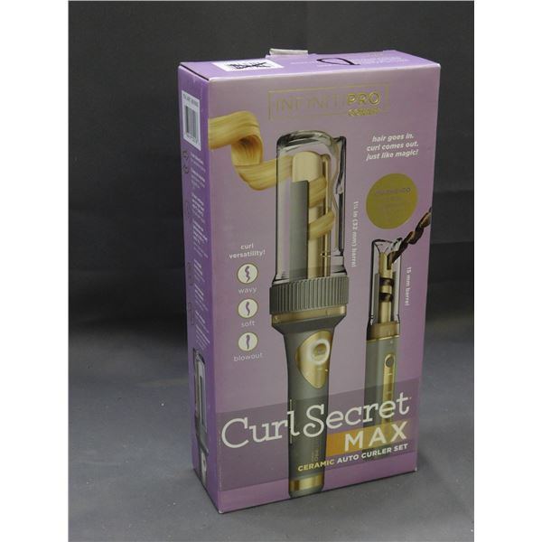 Curl Secret MAX Ceramic Auto Curler Set NEW/RETURN