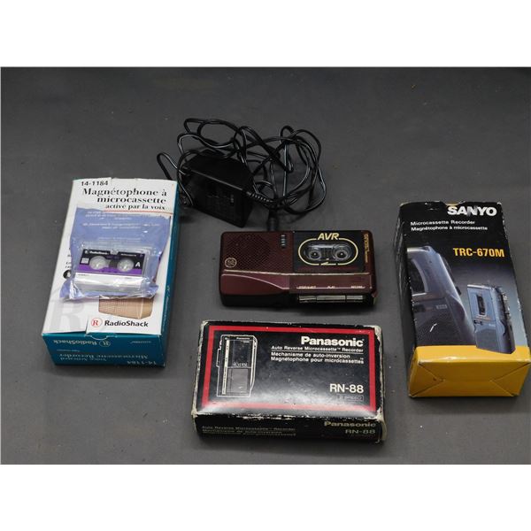 Lot of Microcassette Recorders / Players