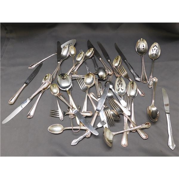 Lot of Misc Birks, Rogers Regency Plate Silverplate Cutlery