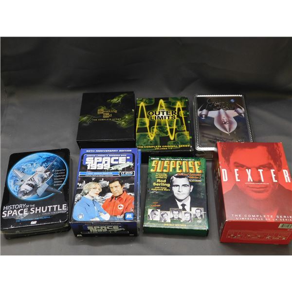 Lot of DVD Box Sets Dexter, Outer Limits, Breaking Bad