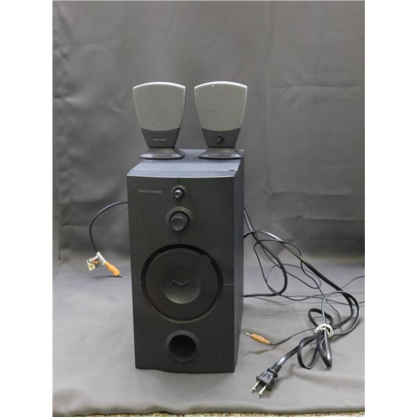 Harman Kardon 3 Piece System w Subwoofer  and Satellite Model HK395