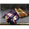 Image 1 : Lot of 2 Hudsons Bay and Sears Throw Blankets