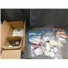 Image 1 : Box of Crafting Jewelry Making Accessories , Sewing Crafting Art