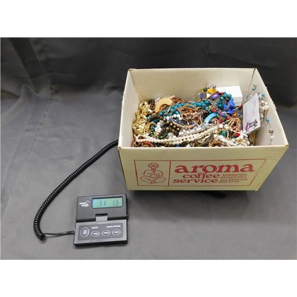 11lbs of Unsorted Costume Jewelry