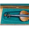 Image 3 : Unmarked Violin in Wooden Case w Box, Bow and Accessories