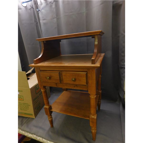 Wooden Telephone Table by Vilas 29" tall