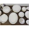 Image 3 : 67pcs 8 Person Place Setting Royal Albert "Memory Lane" Fine Bone China Dinner Set with Servers