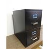 Image 2 : Black 2 Drawer Filing Cabinet w Keys