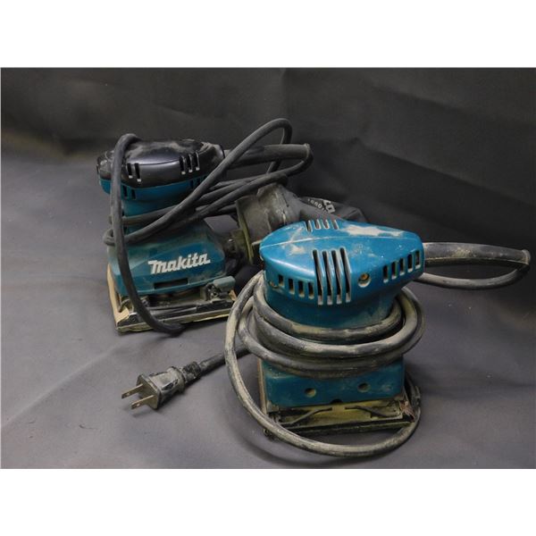 Lot of 2 Makita Hand Electric Sanders