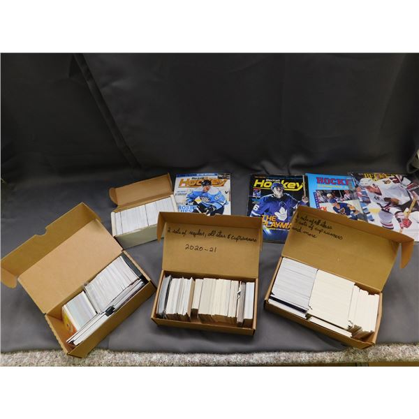 Lot of 1600+ Unsorted NHL Hockey Magazines, Baseball & Hockey, Etc Partial Sets 90s - Modern