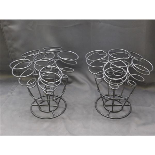 Pair of Wine Rack / Bottle Bouquets each holds 6 bottles
