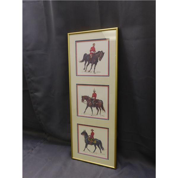 Framed Canadian RCMP Mounties Art Prints 3