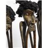 Image 5 : Three Wise Monkeys African Tribal Folk Wooden Sculptures