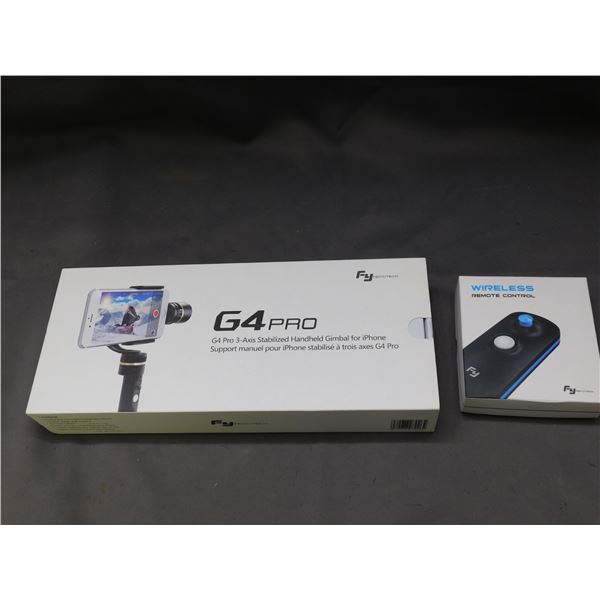 Lot of 2 Wireless Remote Control & G4 Pro Handheld Gimbal for iPhone
