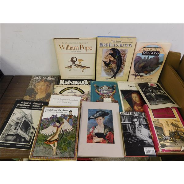 Lot of 15 Assorted Vintage Books Art Books, History, etc