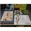 Image 4 : Tin Marilyn Monroe and James Jean Signs, Wine Sign, Route 66, Vintage Book, Star Wars Calendar